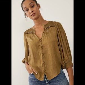 Anthropologie top in size L